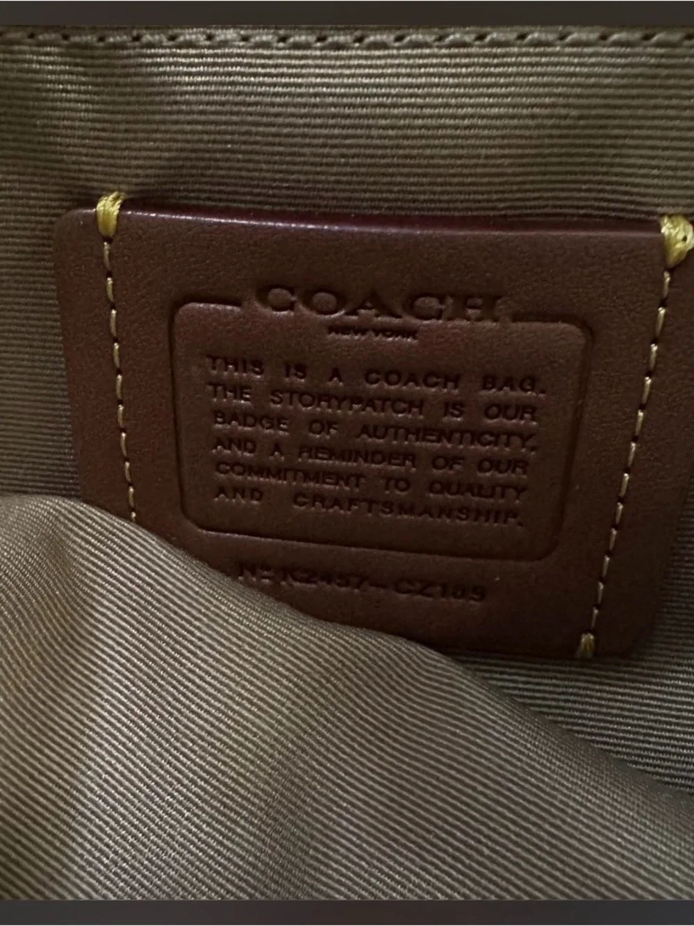 COACH White Cherry Print Cosmetic Case